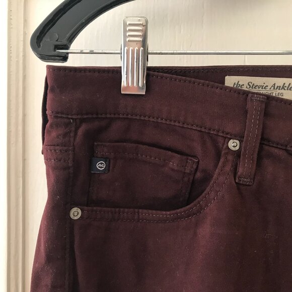 Anthropologie | AG Stevie Ankle Jeans Purple - Picture 6 of 14